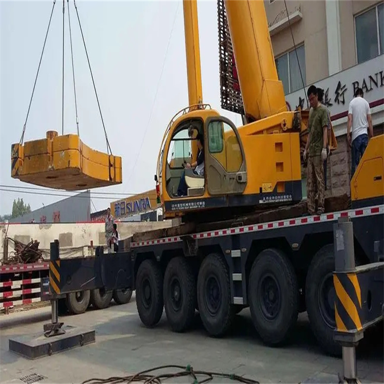 木棠镇当地吊车出租|机器吊装|75吨|工厂搬迁服务